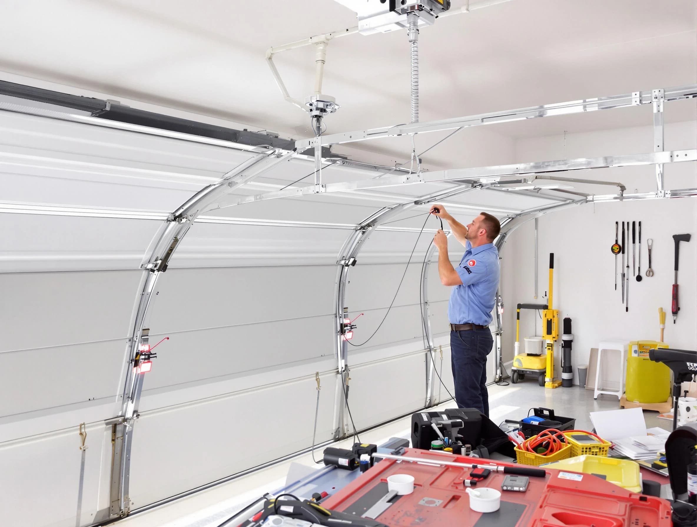 Garage door cable repair service by Metuchen Garage Door Repair in Metuchen