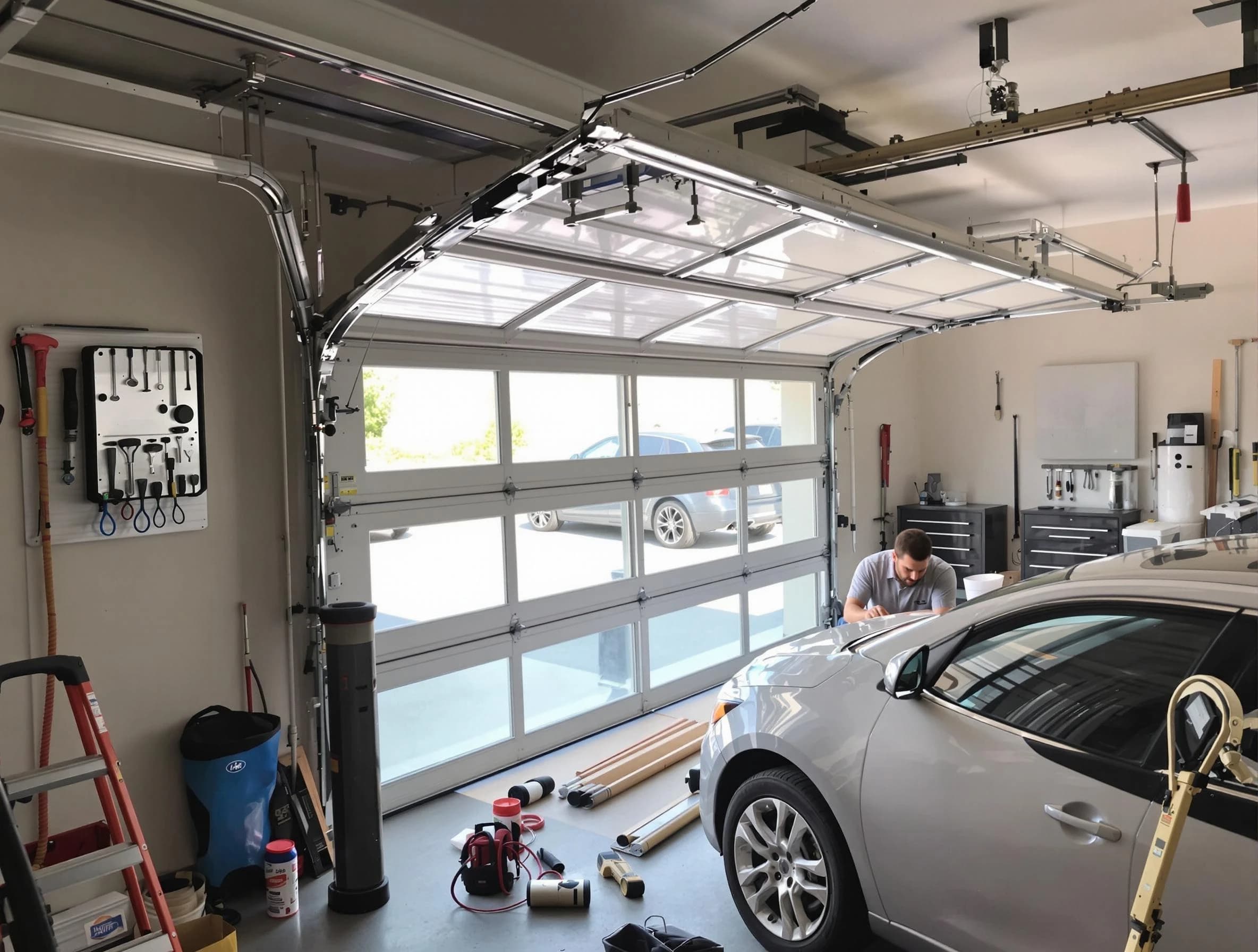 Garage door noise reduction service by Metuchen Garage Door Repair in Metuchen