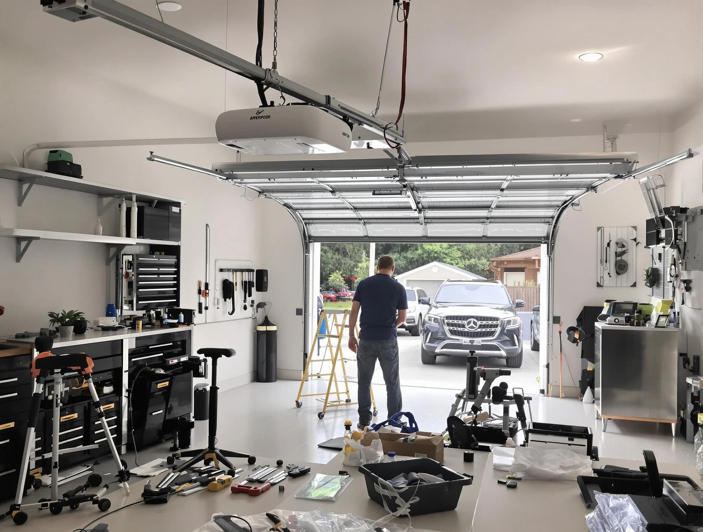 Garage door opener installation by Metuchen Garage Door Repair in Metuchen