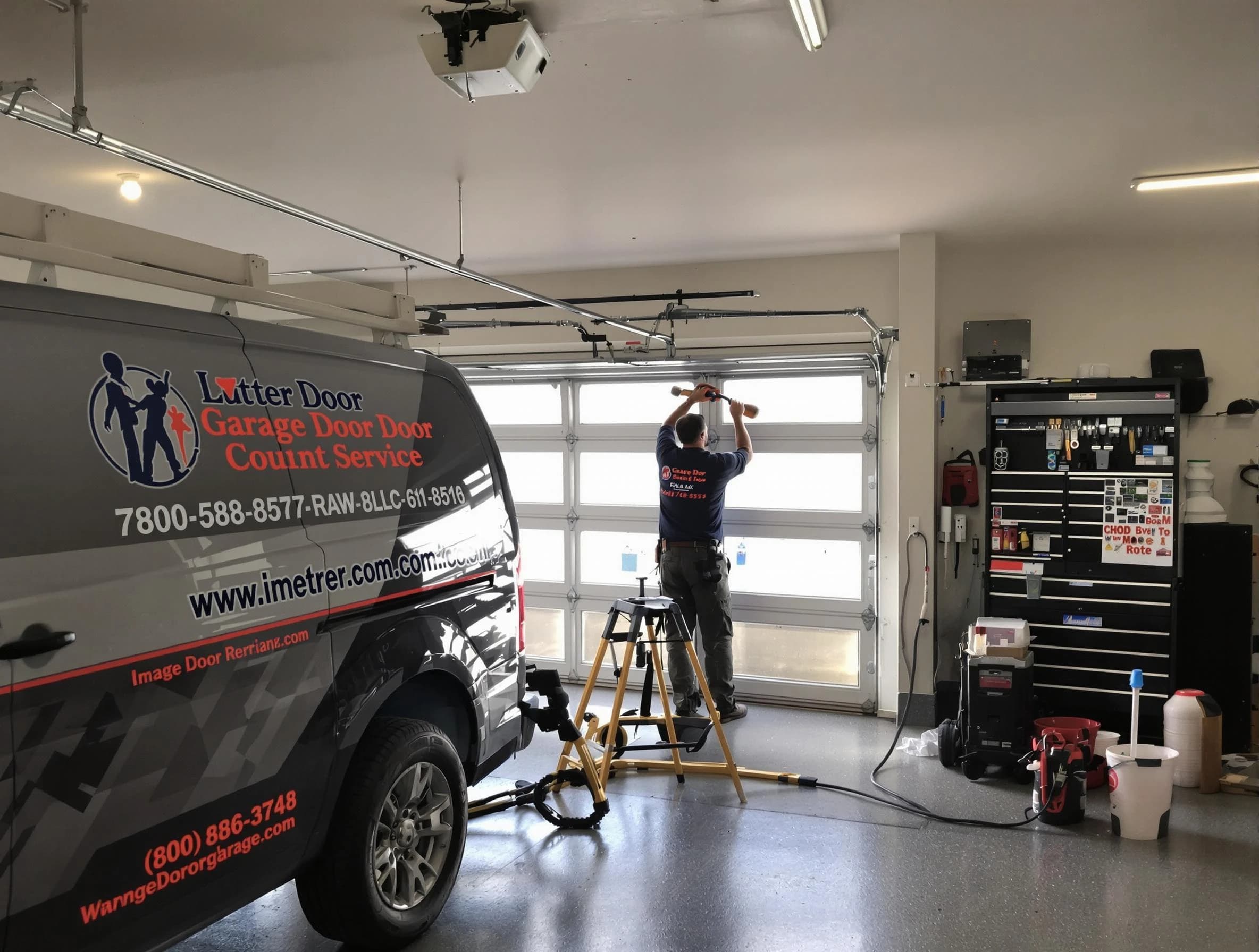 Metuchen Garage Door Repair rapid response team performing same-day repair in Metuchen